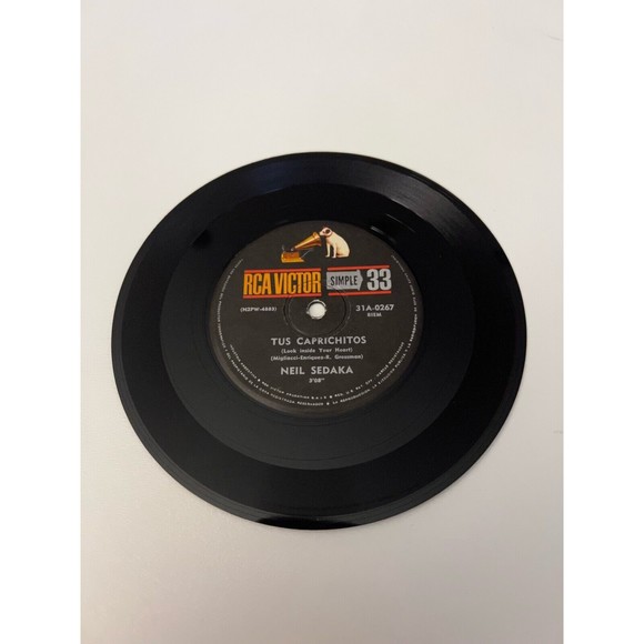 Neil Sedaka El Sonador / Tus Caprichitos 7" Vinyl Discos Fravega RCA Victor VG - Picture 6 of 6
